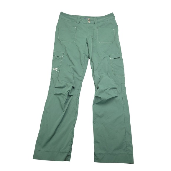 Arc'teryx Pants - ArcTeryx Rampart Cargo Hiking Pants Women's 6 Green Nylon Lycra Inseam 31